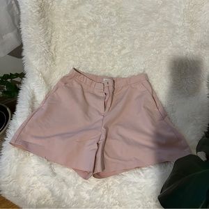 Pink long shorts